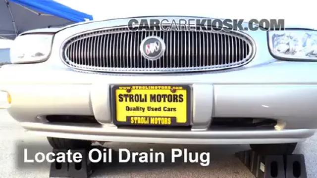 2004 Buick LeSabre Custom 3.8L V6 Huile Changer l'huile et le filtre à huile